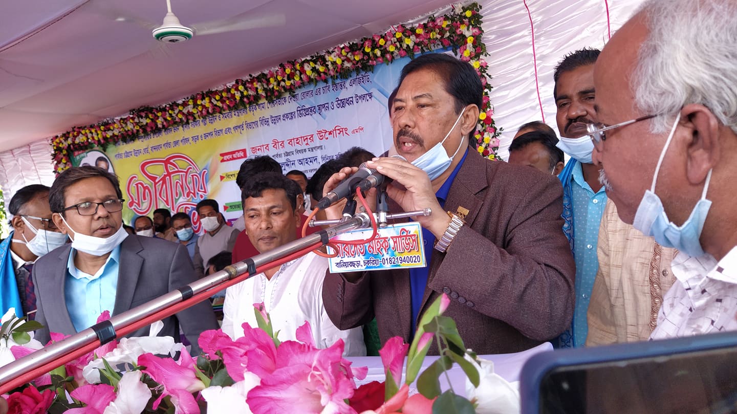 বান্দরবান লামায় ১৭টি উন্নয়ন কাজের ভিত্তি প্রস্তর স্থাপন ও উদ্বোধন করলেন পার্বত্য মন্ত্রী