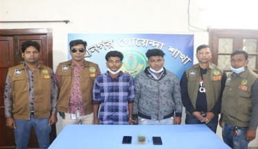 রাজশাহীতে বিকাশে প্রতারণার মাধ্যমে হাতিয়ে নেয়া টাকা,প্রেমের ফাঁদে ফেলে দুই প্রতারক কে আটক করেছে ডিবি