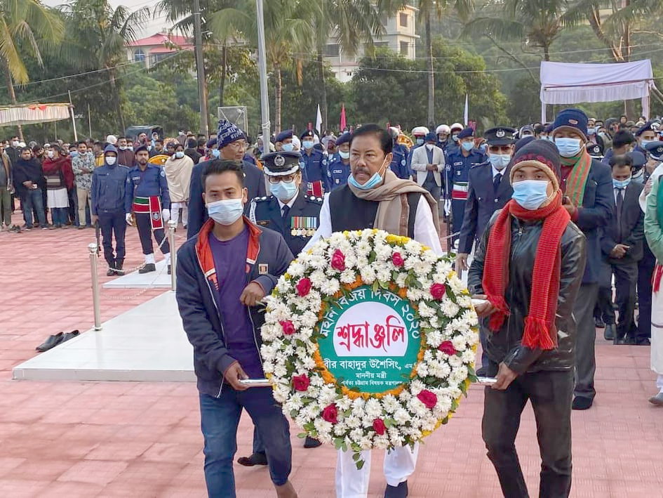 নানা আয়োজনে বান্দরবানে মহান বিজয় দিবস উদযাপন