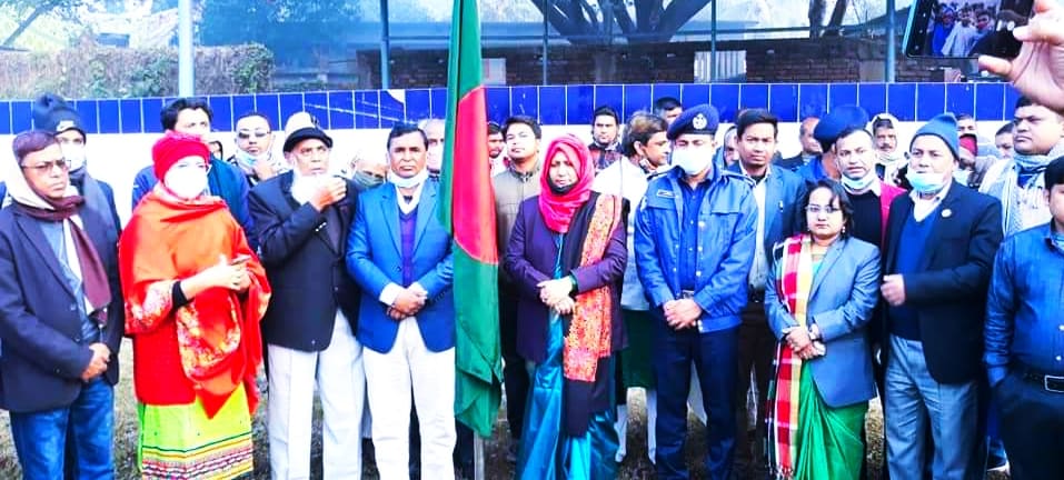 চাঁপাইনবাবগঞ্জের নাচোলে যথাযোগ্য মর্যাদায় মহান বিজয় দিবস পালিত