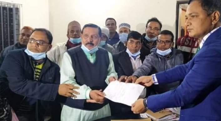রাজশাহীর গোদাগাড়ীর কাঁকনহাট পৌরসভা নির্বাচনের মনোনয়ন পত্র জমা