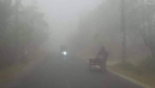 চাঁপাইনবাবগঞ্জে হঠাৎ করে ঘন কুয়াশায় চাদরে ঢাকা।। জণজীবন বিপর্যস্ত