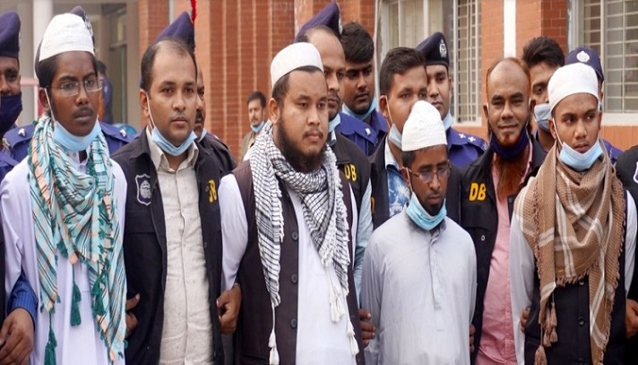 বঙ্গবন্ধুর ভাস্কর্য ভাঙচুর : গ্রেপ্তার ৪ জন রিমান্ডে