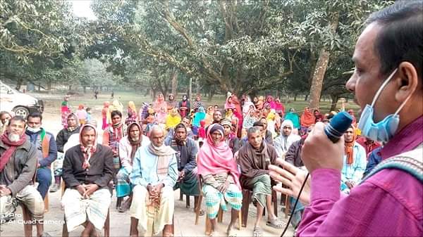 চাঁপাইনবাবগঞ্জের শিবগঞ্জে ইউপি নির্বাচনকে ঘিরে উঠান বৈঠক