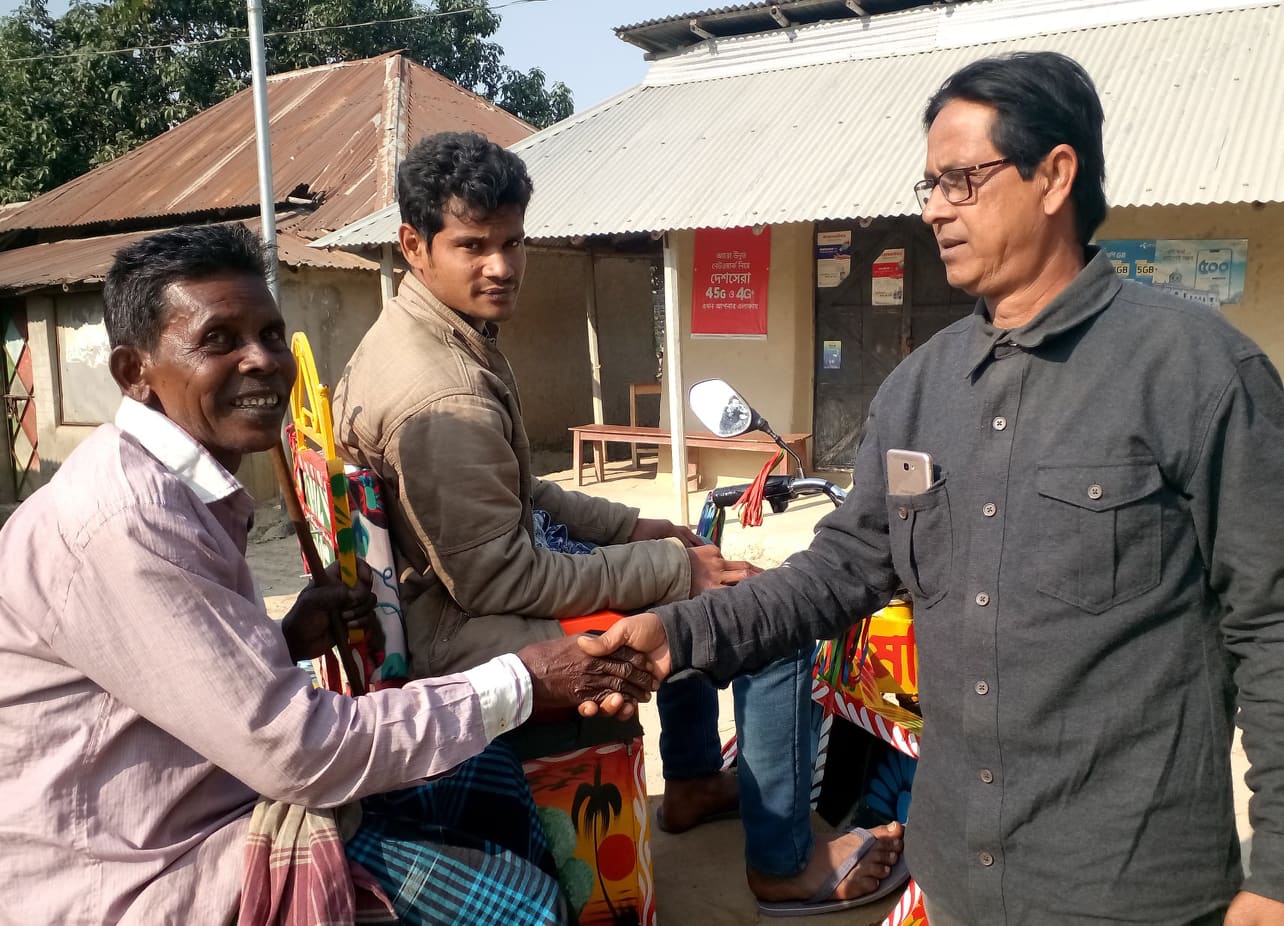 রাজশাহীর তানোরে মনোনয়ন প্রত্যাশী লিটনের গণসংযোগ