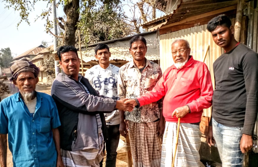 মুন্ডুমালা পৌরসভায় কাউন্সিলর প্রার্থী মাহাবুরের গণসংযোগ