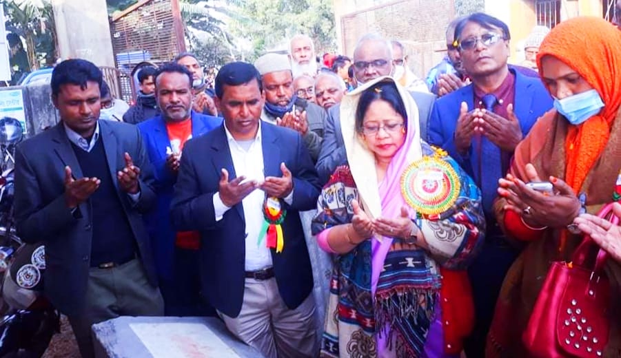 নাচোল উপজেলার সোনাইচন্ডী কলেজ ও বিদ্যালয়ের ৪তলা একাডেমিক ভবনের ভিত্তিপ্রস্তর উদ্বোধন