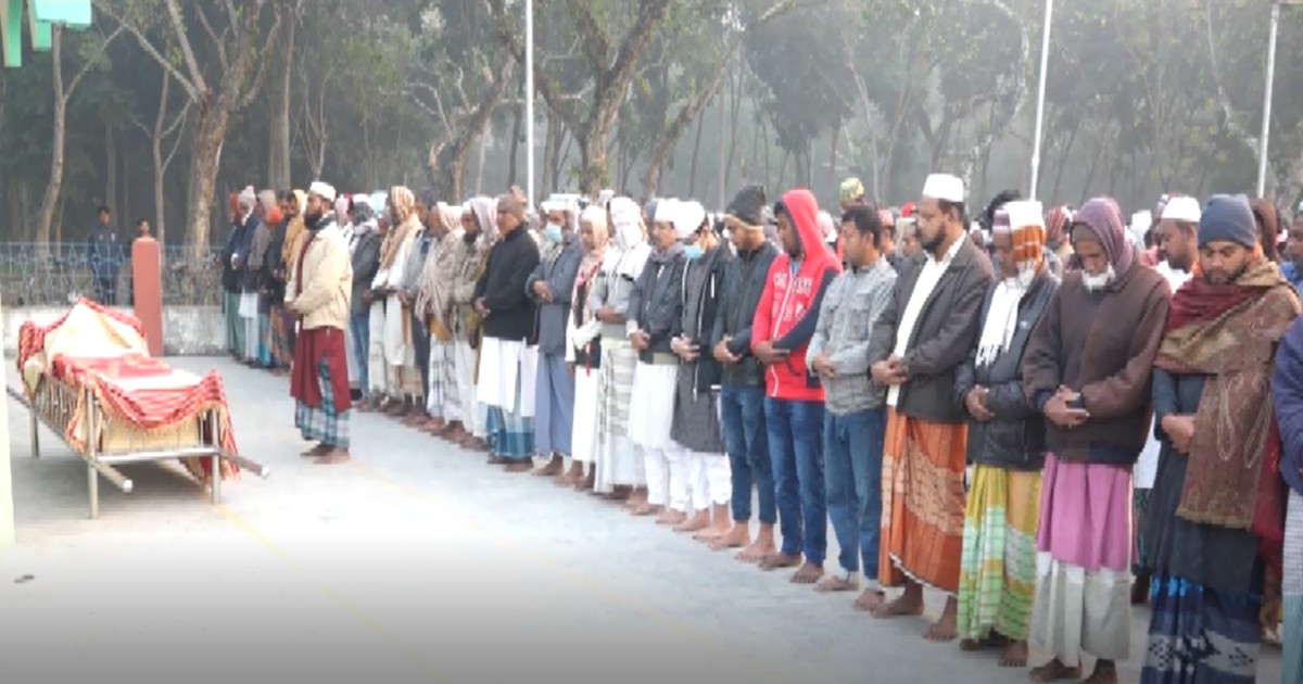 কলাবাগানে ‘ধর্ষণের’ পর হত্যার শিকার স্কুলছাত্রী আনুশকা নুর আমিন কে কুষ্টিয়ায় দাফন