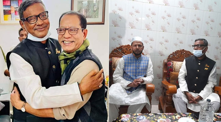 বিএনপি-জামায়াত প্রার্থীর বাসায় মিষ্টি নিয়ে নবনির্বাচিত মেয়র আবদুল কাদের মির্জা