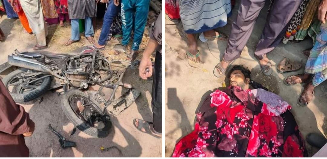 চাঁপাইনবাবগঞ্জের রানিহাটিতে ট্রাক চাপায় নিহত ২।। চালক সহকারী সহ ট্রাক আটক