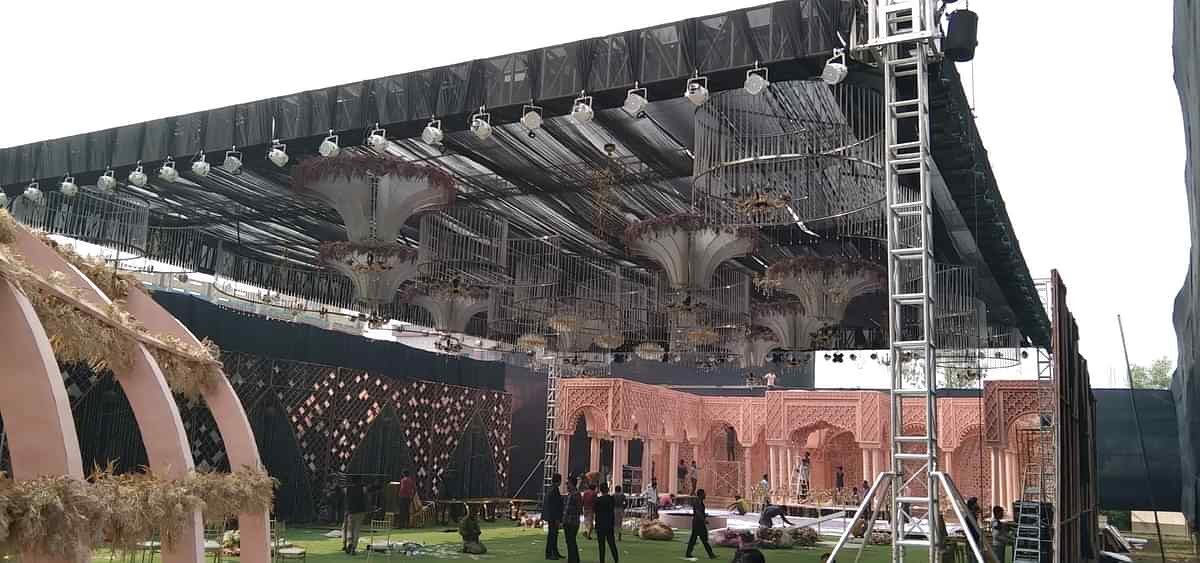 সৈয়দপুরে ছেলের বউভাতে কলেজের মাঠ সাজল রাজকীয় সাজে