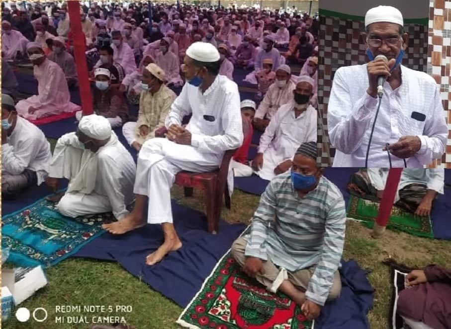 চাঁপাইনবাবগঞ্জের রানিহাটী ইউনিয়নে ঈদগাঁ’র উদ্বোধন করলেন চেয়ারম্যান আলহাজ্ব মহসিন আলি