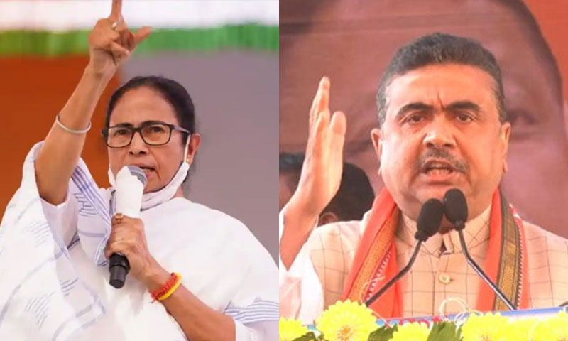 নন্দীগ্রামে শেষ পর্যন্ত  মমতা হারলেন, শুভেন্দুকে জয়ী ঘোষণা