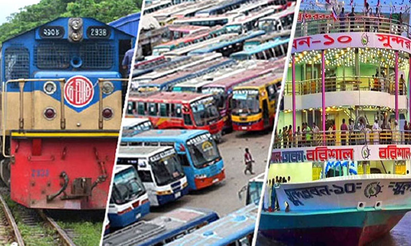 অর্ধেক যাত্রী নিয়ে চালু হলো দূরপাল্লার বাস-লঞ্চ-ট্রেন