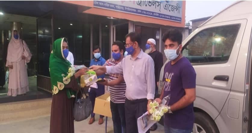 চাঁপাইনবাবগঞ্জের সোনামসজিদ স্থলবন্দর দিয়ে ফেরত ২৪ জন কোয়ারেন্টান থেকে মুক্তি