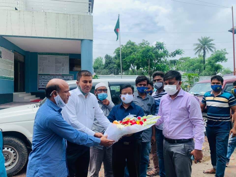 সোনামসজিদে জুম কনফারেন্সে স্থলবন্দর’র ২০ তম প্রতিষ্ঠাবার্ষিকী ও সেবা সপ্তাহ উদযাপন