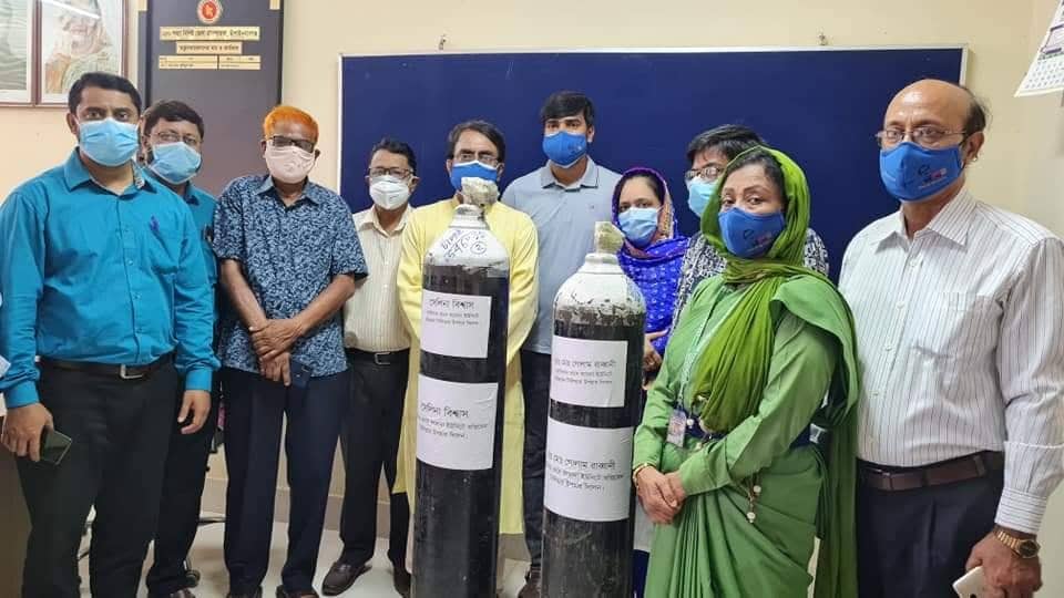 চাঁপাইনবাবগঞ্জ ২৫০ শয্যা বিশিষ্ট সদর হাসপাতালে অক্সিজেন সিস্টেম চালু