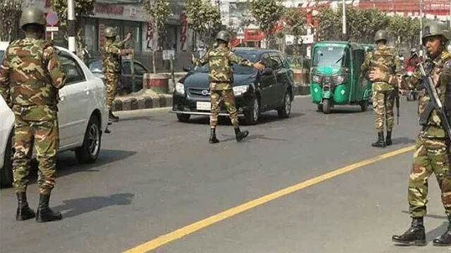 আগামী সোমবার (২৮ জুন) থেকে সারাদেশে কঠোর লকডাউনে মাঠে থাকবে সেনাবাহিনী-পুলিশ-বিজিবি