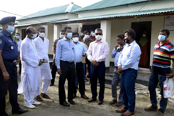 মুজিববর্ষ উপলক্ষে বগুড়ায় প্রধানমন্ত্রীর উপহারের বাড়ি পরিদর্শন