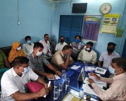 বাঁধাইড় ইউপিতে করোনা প্রতিরোধ কমিটির সভা