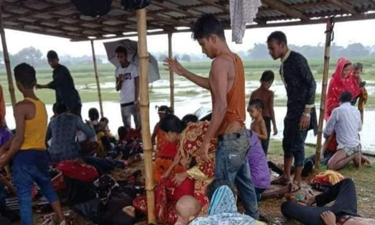 চাঁপাইনবাবগঞ্জের শিবগঞ্জে বউভাতের অনুষ্ঠানে যাওয়ার পথে  বজ্রপাতে ১৬ বরযাত্রীর মৃত্যু