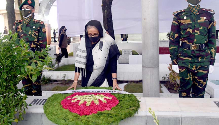 জাতীয় শোক দিবসে বঙ্গবন্ধুর স্মৃতির প্রতি প্রধানমন্ত্রীর শ্রদ্ধা নিবেদন
