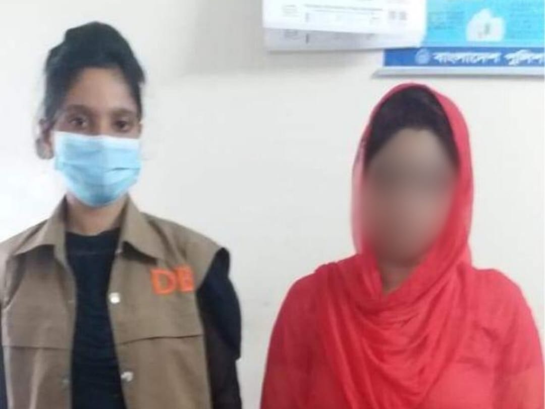 রাঙামাটিতে ডিবির অভিযানে নারী মাদকব্যবসায়ী আটক