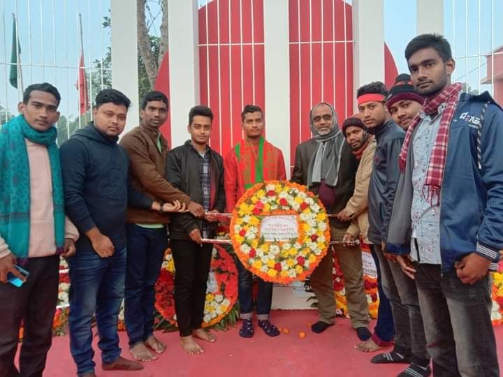 শ্যামপুর বন্ধন স্বেচ্ছাসেবী সংগঠনের উদ্যোগে বিজয় দিবস উদযাপন