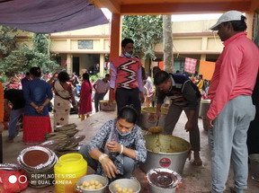 কলকাতার, বিরাটিতে ভান্ডারা কমিটির মহতী উদ্যোগ