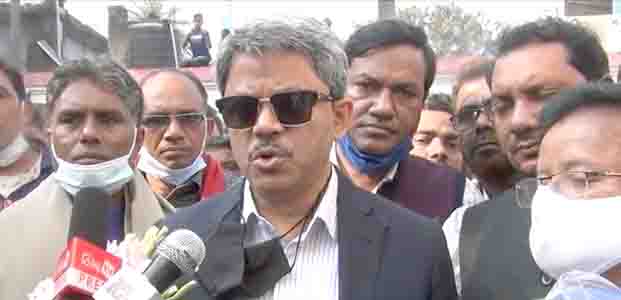 চাঁপাইনবাবগঞ্জ-সোনামসজিদ পর্যন্ত রেলপথ সম্প্রসারণ নির্মাণ কাজ চূড়ান্ত পর্যায়ে পররাষ্ট্র প্রতিমন্ত্রী শাহরিয়ার আলম