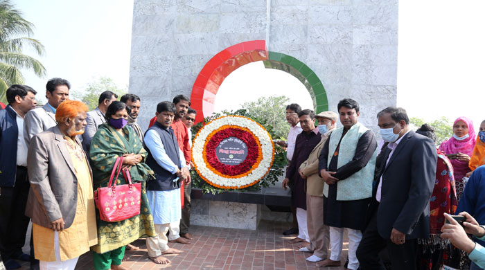 রাজশাহী সিটি কর্পোরেশনের উদ্যোগে যথাযথ মর্যাদায় শহীদ বুদ্ধিজীবী দিবস পালন