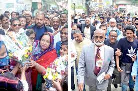 ১৬ জানুয়ারি নির্বাচনকে সামনে রেখে জমে উঠেছে নারায়ণগঞ্জ সিটি নির্বাচনের প্রচারণা