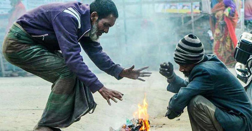 শীতের তীব্রতায় কাঁপছে পাবনা, চরম বিড়ম্বনার সম্মুখীন শ্রমজীবী মানুষ