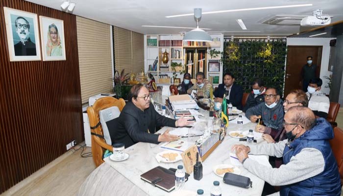 রাজশাহীতে ‘বাংলাদেশ-ইন্ডিয়া কালচারাল মিট’ আয়োজনে কর্মকর্তাদের সাথে রাসিক মেয়রের সভা