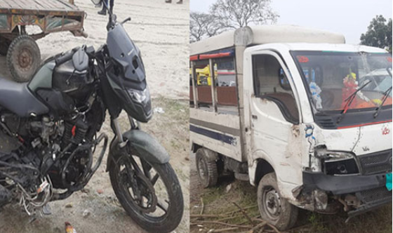 রাজশাহীতে লেগুনা ও মোটরসাইকেল সংঘর্ষে যুবকের মৃত্যু