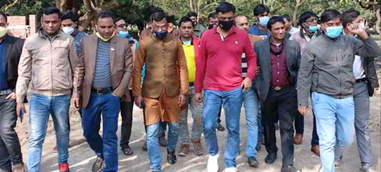 শিবগঞ্জে বঙ্গবন্ধু লাইভ ম্যাংগো মিউজিয়াম পরিদর্শন সৈয়দ নূরুল ইসলামের