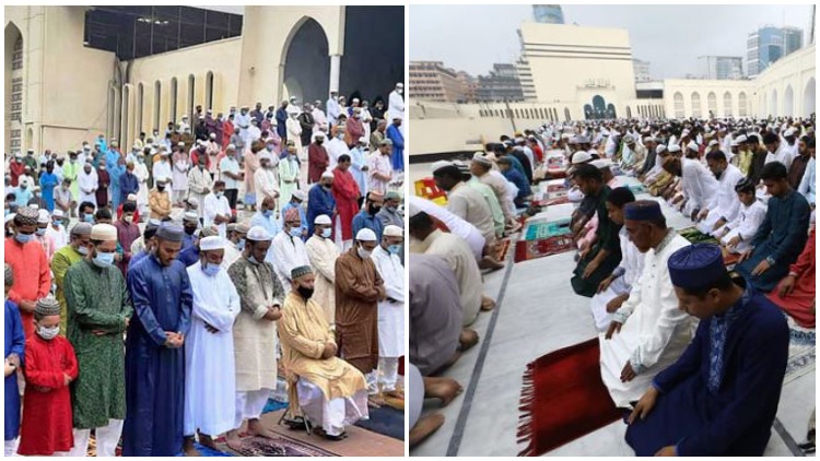 করোনা মহামারিমুক্ত পরিবেশে বিধিনিষেধ ছাড়াই পালিত হচ্ছে মুসলমানদের সবচেয়ে বড় ধর্মীয় উৎসব ঈদুল ফিতর