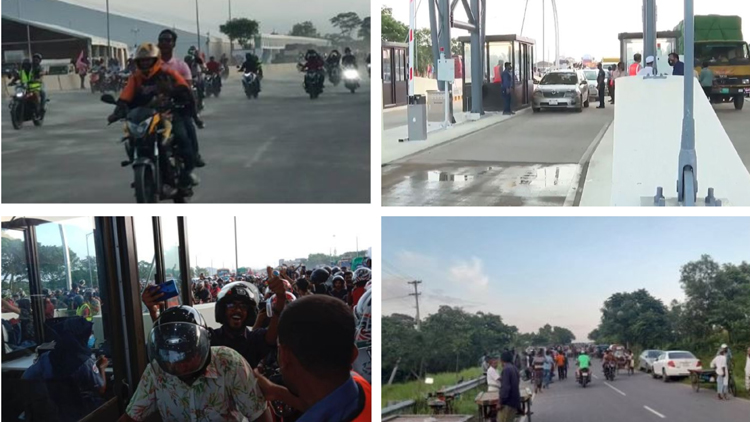 আজ রবিবার (২৬ জুন) সকাল ৬টা থেকে পদ্মা সেতুতে যান চলাচল শুরু