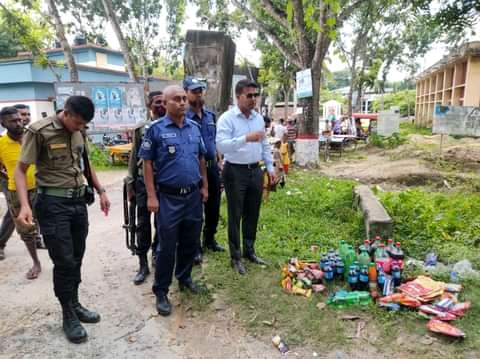 পাবনার ভাংগুড়ায় মোবাইল কোর্টের অভিযান