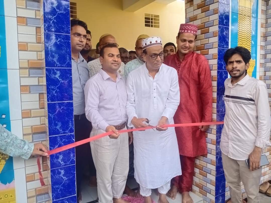 শিবগঞ্জে জামে মসজিদ উদ্বোধন