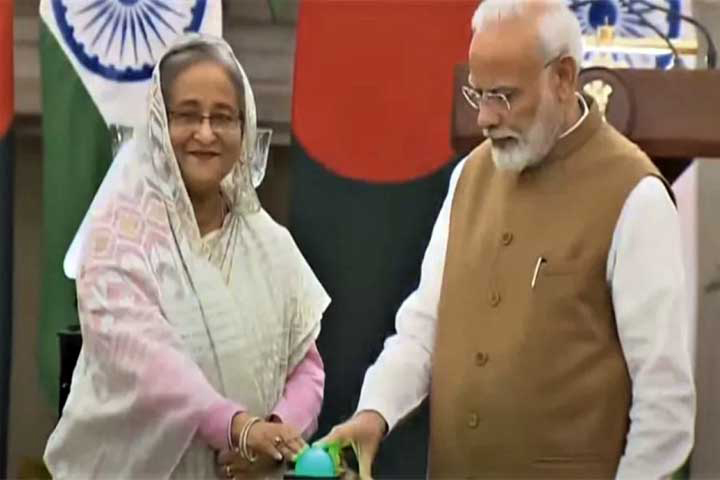 রামপাল বিদ্যুৎকেন্দ্র উদ্বোধন করলেন শেখ হাসিনা-মোদি