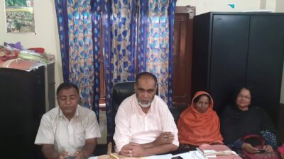 নিয়ামতপুরে আসন্ন শারদীয় দূর্গা উৎসব যথাযোগ্য মর্যাদায় উদযাপনের লক্ষ্যে আলোচনা ও মতবিনিময় সভা অনুষ্ঠিত