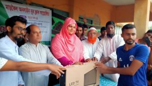 চাঁপাইনবাবগঞ্জের নাচোলে মিনি ফুটবল টুর্নামেন্ট