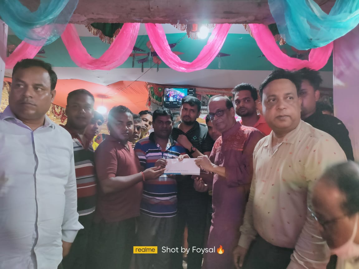শিবগঞ্জ উপজেলার প্রতিটি মন্দির কে আধুনিক করা হবে —- উপজেলা চেয়ারম্যান