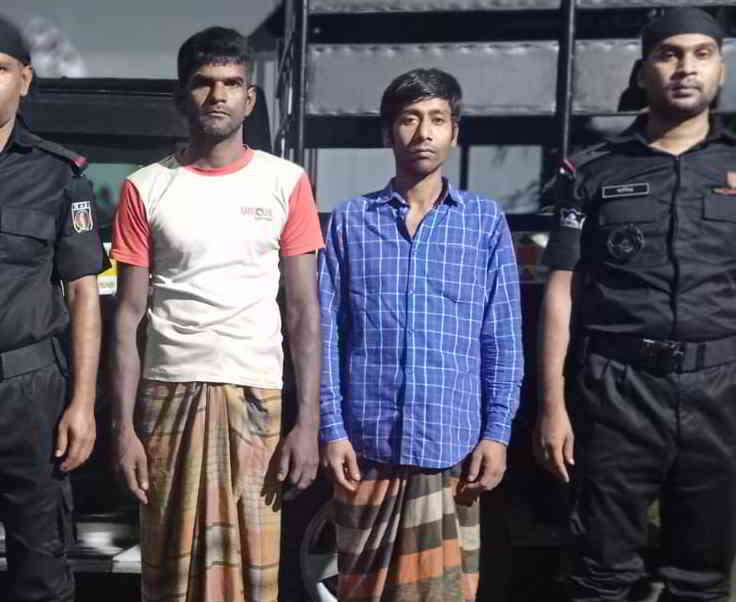 চাঁপাইনবাবগঞ্জে সাজাপ্রাপ্ত পলাতক আসামীসহ গ্রেফতার-২