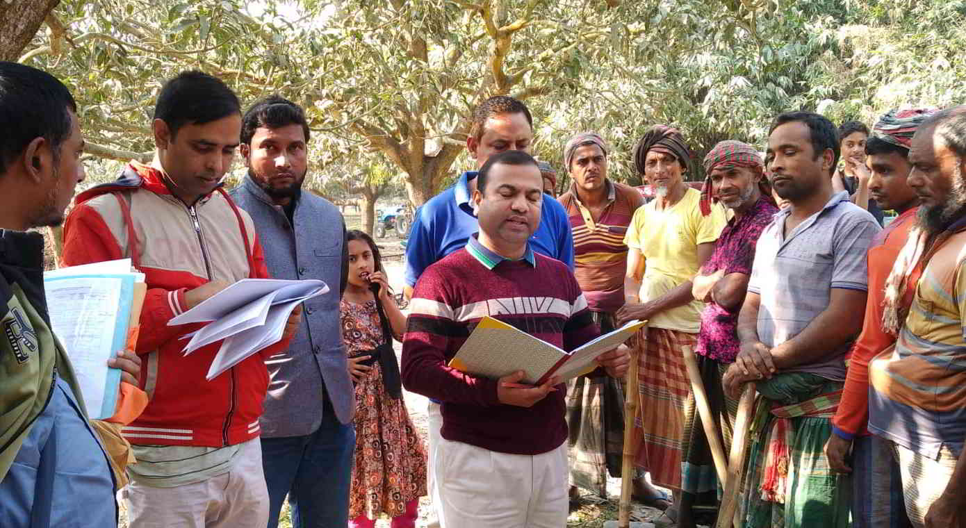 ৪০ দিনের কর্মসূচিতে কোন অনিয়ম সহ্য করা হবে না- ইউএনও শিবগঞ্জ