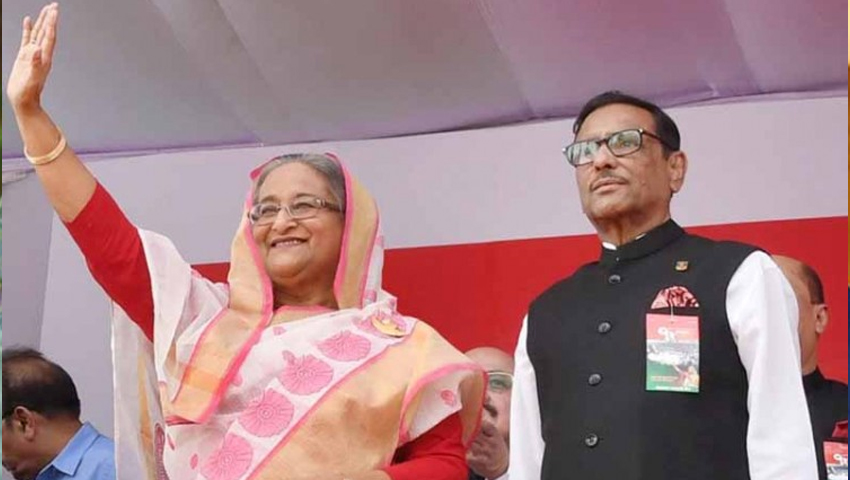 আওয়ামী লীগের নতুন কমিটি ,দশমবারের মতো শেখ হাসিনা সভাপতি, সম্পাদক পদে হ্যাটট্রিক কাদেরের