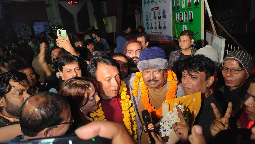 বাংলাদেশ চলচ্চিত্র পরিচালক সমিতির সভাপতি কাজী হায়াৎ, মহাসচিব শাহীন সুমন