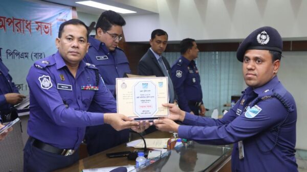ঢাকা জেলার শ্রেষ্ঠ সার্কেল অতিরিক্ত পুলিশ সুপার শাহিদুল ইসলাম