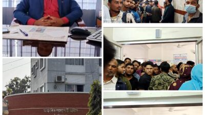 আঞ্চলিক অফিস থেকে পাসপোর্ট নিয়ে হাসি মুখে ফিরছে গ্রাহকেরা